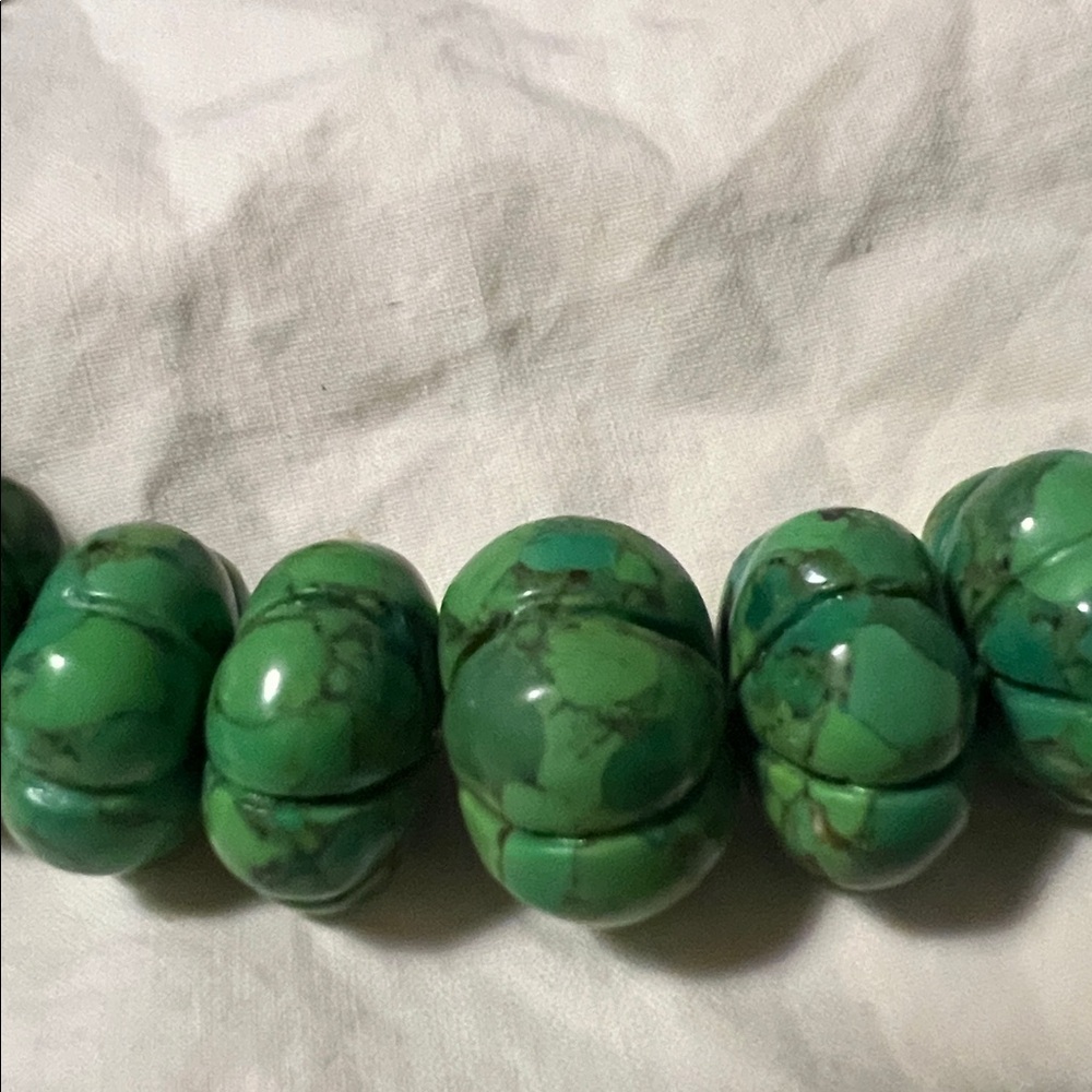 Jay King  Mojave Green Carved Turqoise